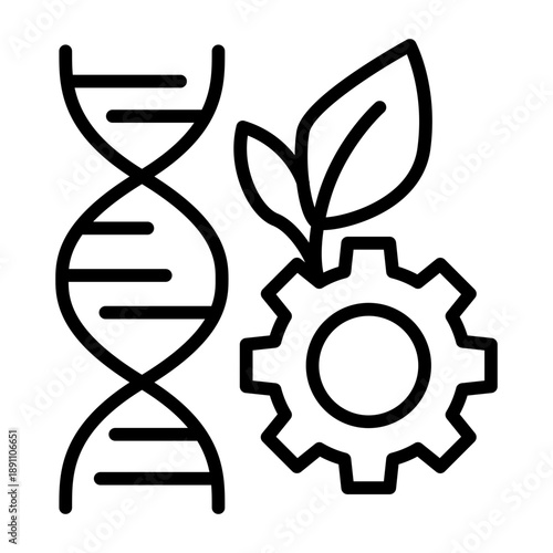Bioengineering Vector Icon