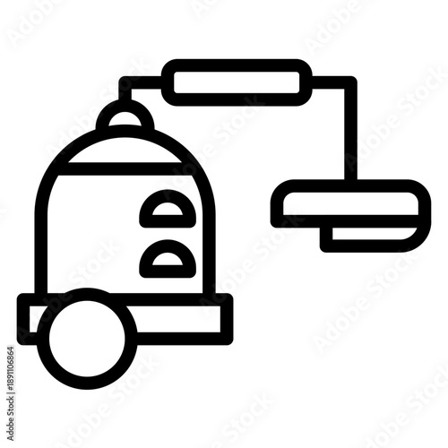 Steam Cleaner Vector Icon