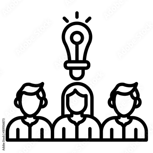 Creative Team Vector Icon