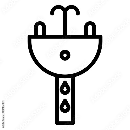 Sink Cleaner Vector Icon