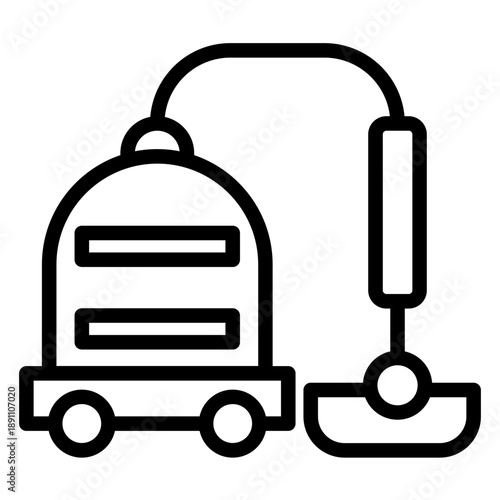 Floor Polisher Vector Icon