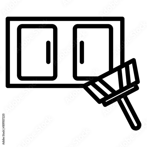 Window Cleaner Vector Icon