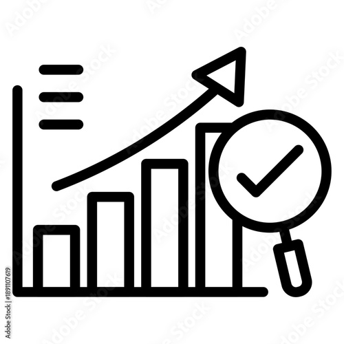 Predictive Analytics Vector Icon