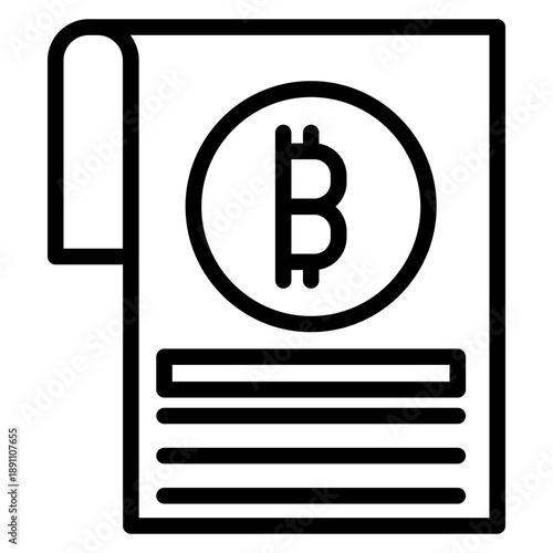 Whitepaper Vector Icon