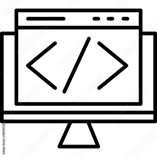 Code Editor Vector Icon