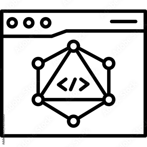 GraphQL Vector Icon