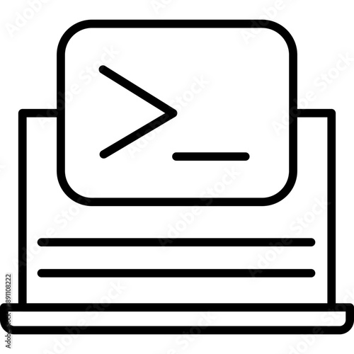 Terminal Vector Icon