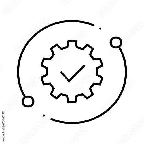 Maintenance vector icon. Technical support Illustration sign. Installing updates symbol. Bow logo.
