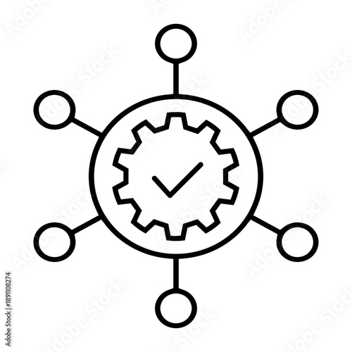 Maintenance vector icon. Technical support Illustration sign. Installing updates symbol. Bow logo.