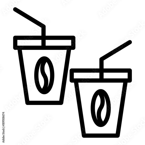 Party Cups Vector Icon
