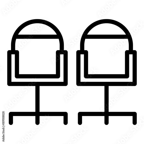 Seating Chart Vector Icon