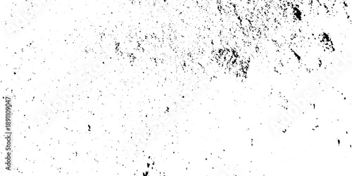 Grunge vintage white and black vector wall distressed dirty noise rust cracked pain background. messy dusty chalk splat dirt rusty noise overlay concrete wall texture background.