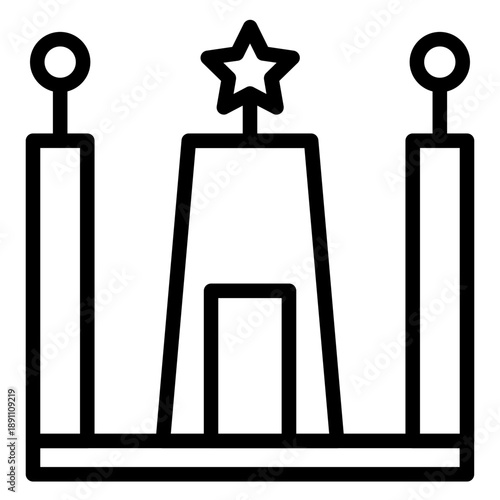 Red Carpet Vector Icon