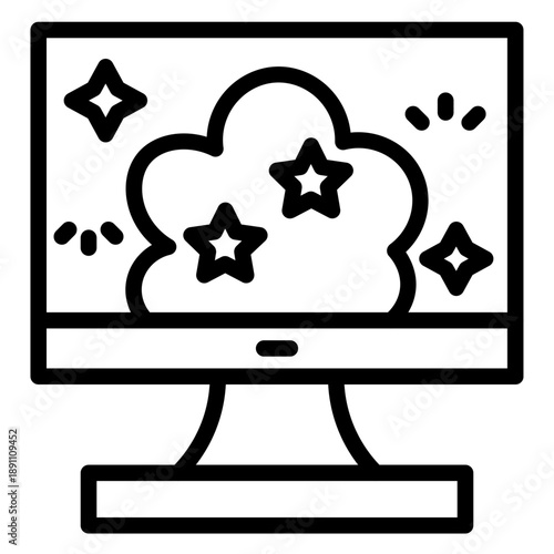 Visual Effects Vector Icon