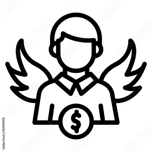 Angel Investor Vector Icon