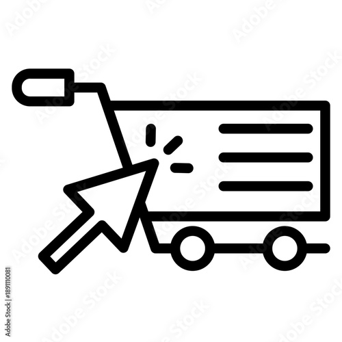 Click And Collect Vector Icon