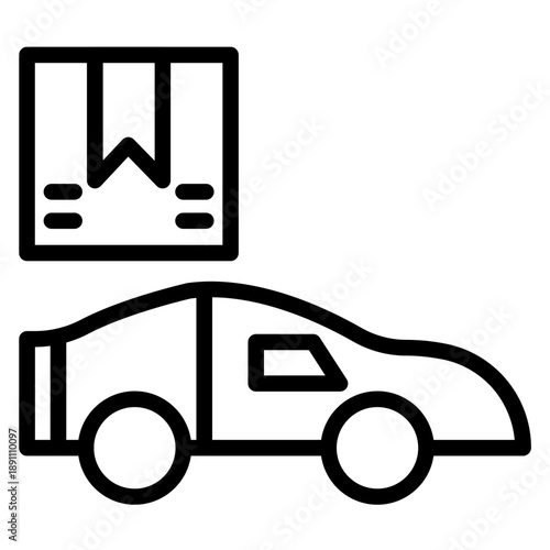 Curbside Pickup Vector Icon