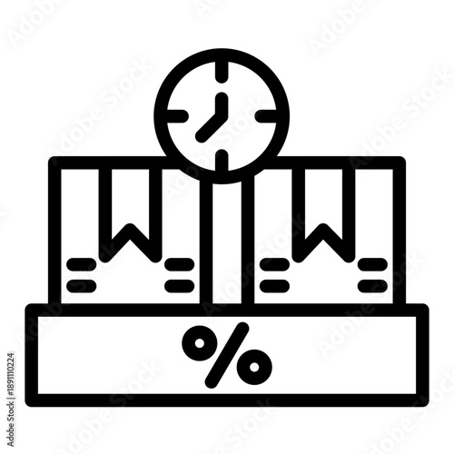 Limited Stock Vector Icon