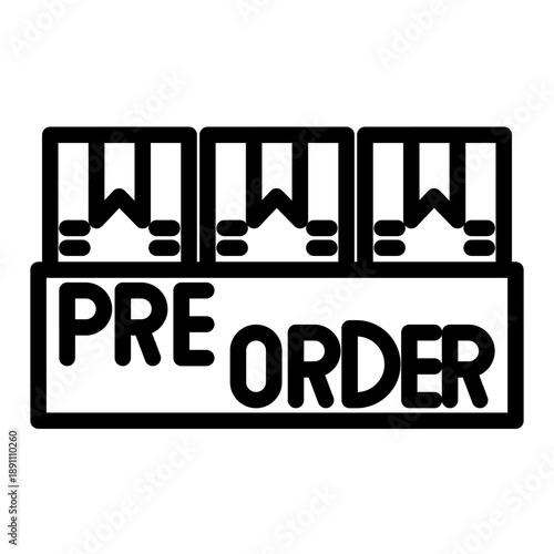 Preorder Vector Icon
