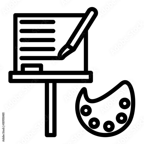 Art Class Vector Icon