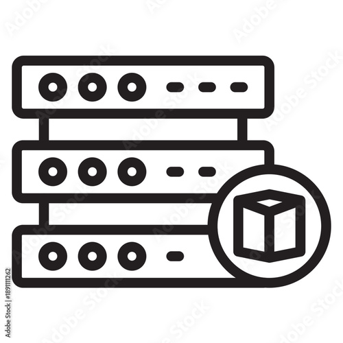 Object Storage Vector Icon