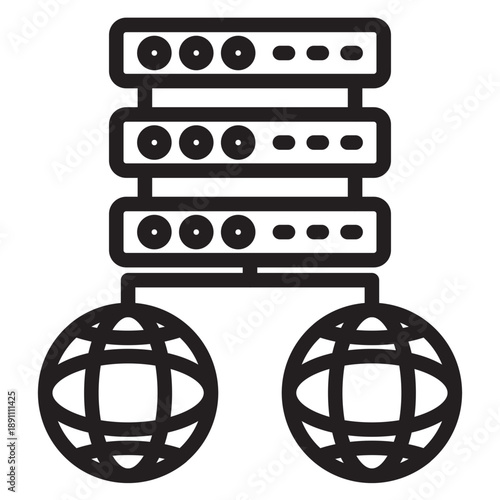Subdomain Vector Icon