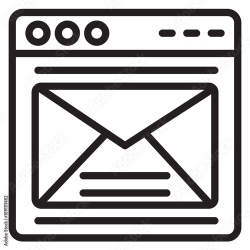 Webmail Vector Icon