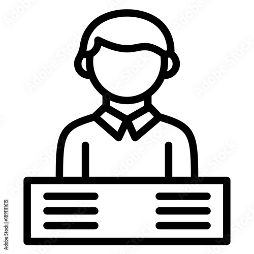 Complaint Desk Vector Icon