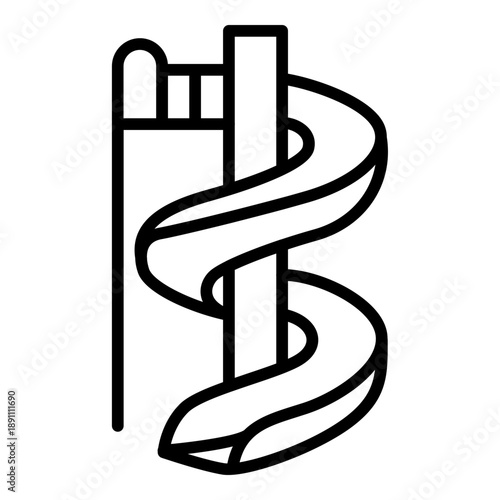 Spiral Slide Vector Icon