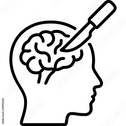 Neurosurgery Vector Icon