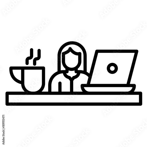 Freelance Vector Icon