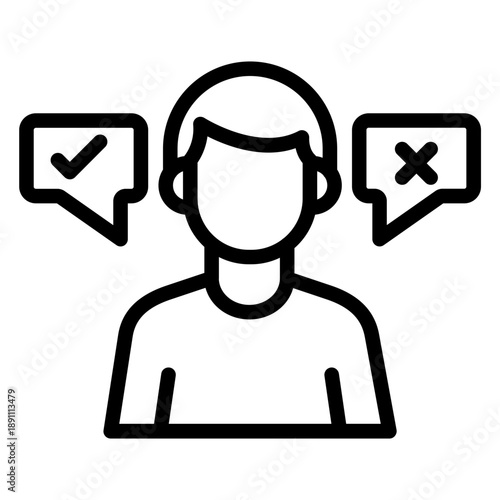 Decision Making Vector Icon