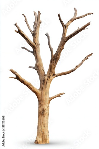 Wallpaper Mural A detailed image of a weathered, bare tree with intricate bark, ideal for use in nature-related content, environmental themes, or artistic projects focusing on decay and resilience, Torontodigital.ca