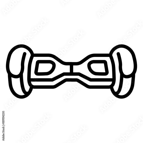 Hoverboard Vector Icon