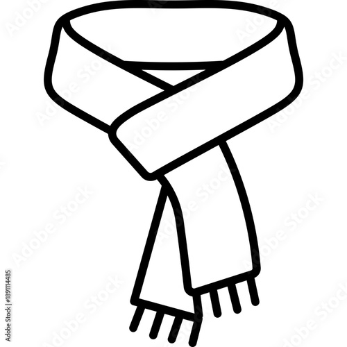 Scarf Vector Icon