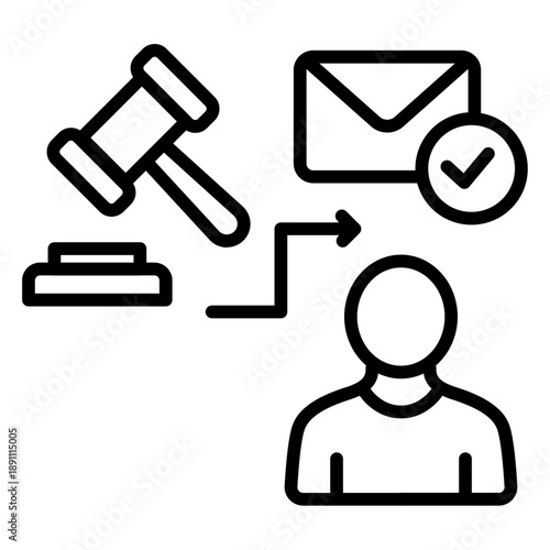 Auction By Proxy Vector Icon