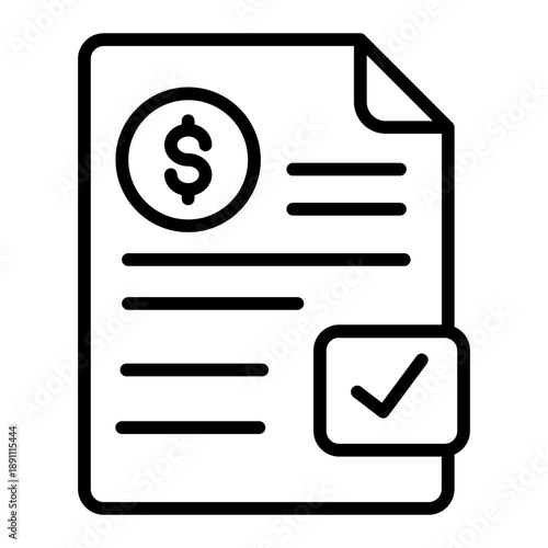 Estimate Vector Icon