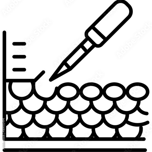 Skin Grafting Vector Icon