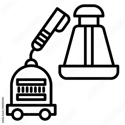 Vacuum Interior Vector Icon