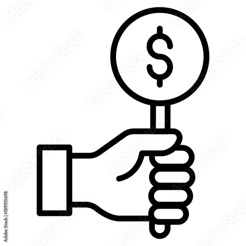 Maximum Bid Vector Icon