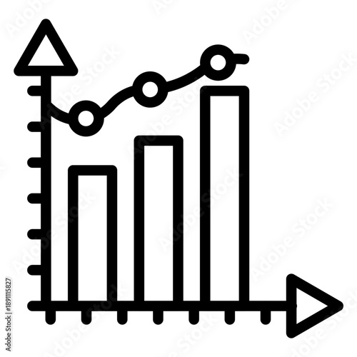 Histogram Vector Icon