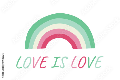 Colorful rainbow shape Abrosexual pride flag Happy pride day LGBTQIA community Pride Month Vector hand drawn doodle for posters, stickers, logo, cards