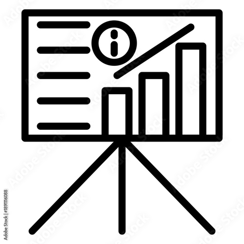 Information Presentation Vector Icon