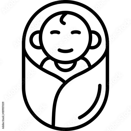 Baby Vector Icon