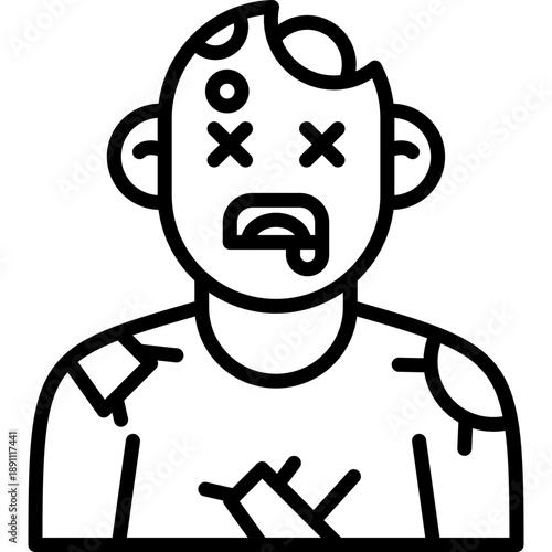 Zombie Vector Icon