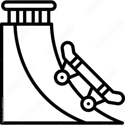 Skate Park Vector Icon