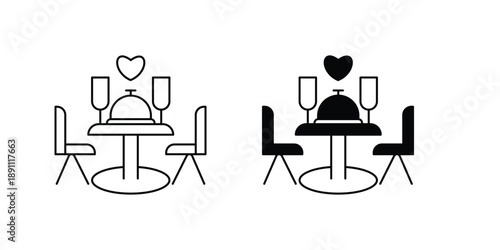 Dish  icon with white background vector stock illustration