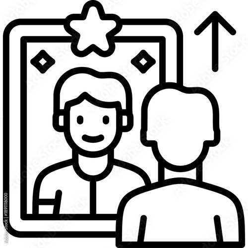 Self Esteem Vector Icon