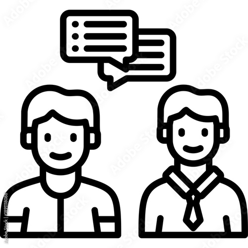 Communication Vector Icon