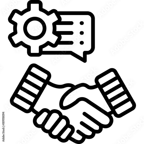 Negotiation Skills Vector Icon